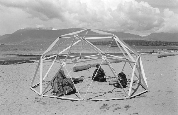 Geodesic Dome Construction on Kitsilano Beach