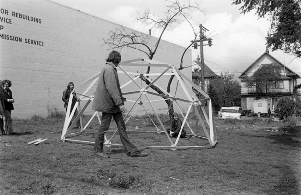 Geodesic Dome construction at 4th and Arbutus