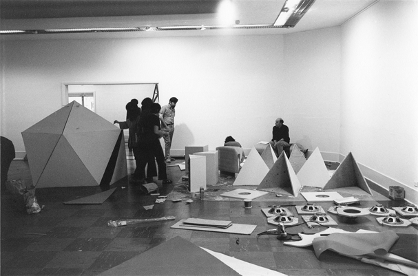 Installing the Dome Show at the Vancouver Art Gallery
